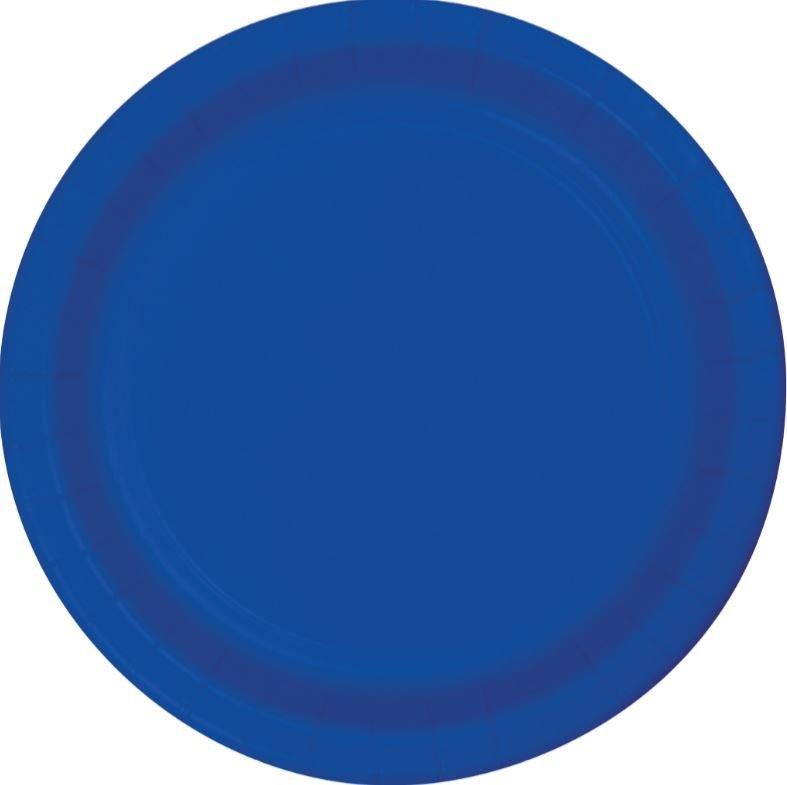 Cobalt Blue Paper Dinner Plates - Party Affair