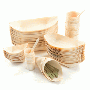 Wooden Boats 17cm x 9cm (Pack of 50) - Party Affair