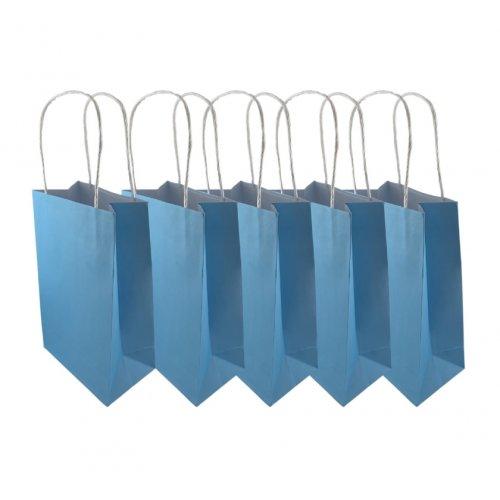 Eco-Friendly Pastel Blue Paper Party Bags - Party Affair