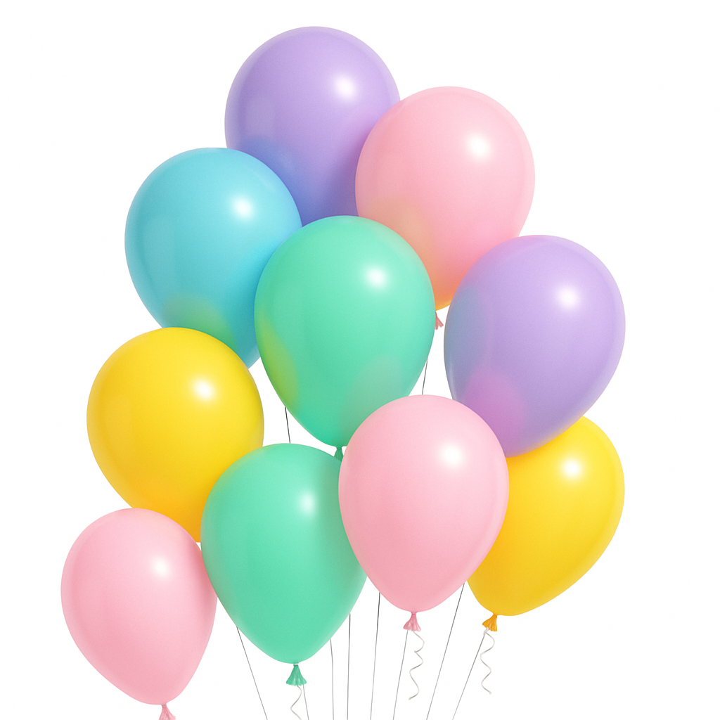 Candylicious Latex 10 Balloon Bunch