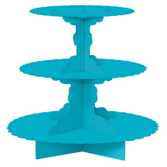 Caribbean Blue Cup Cake Stand - Party Affair