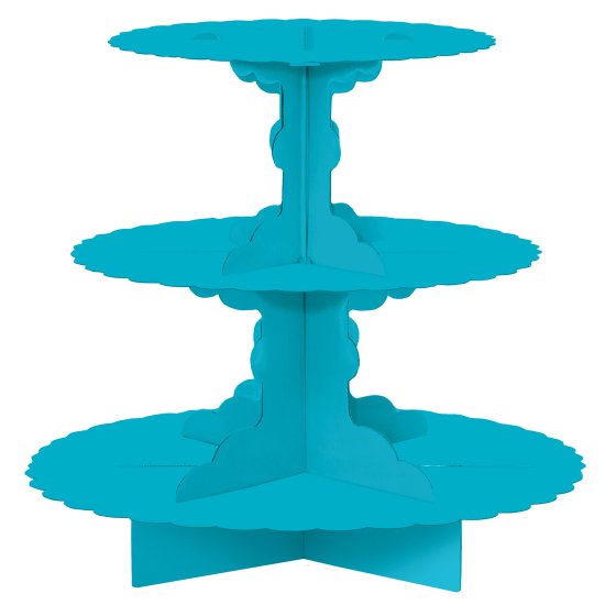 Caribbean Blue Cup Cake Stand