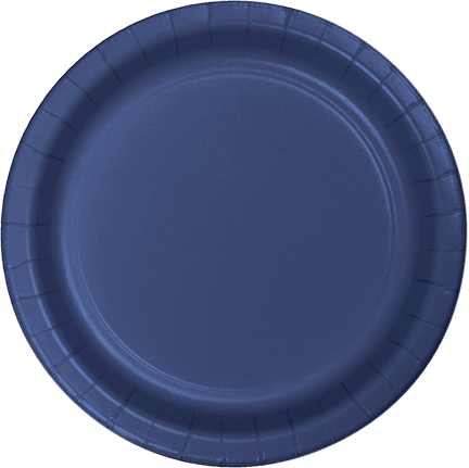 Navy Blue Paper Dinner Plates - Party Affair