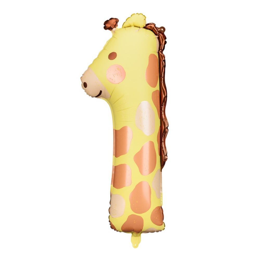 Balloon Foil Number 1 Giraffe