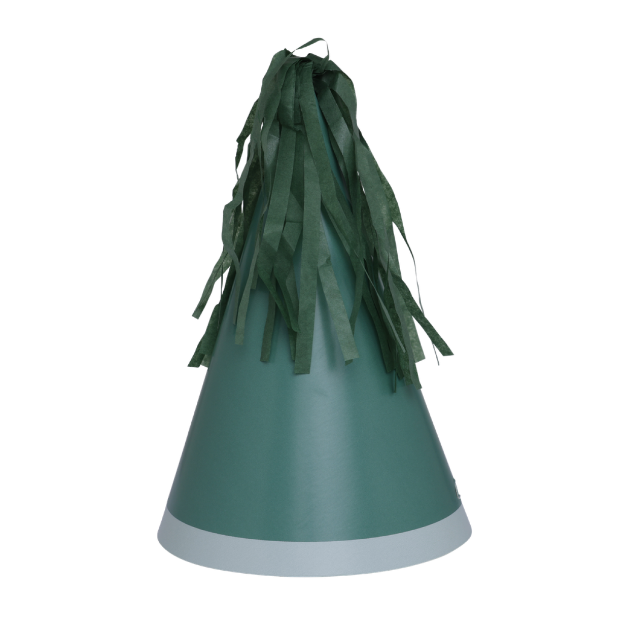 Sage Green Tassel Topper Party Hats - Party Affair