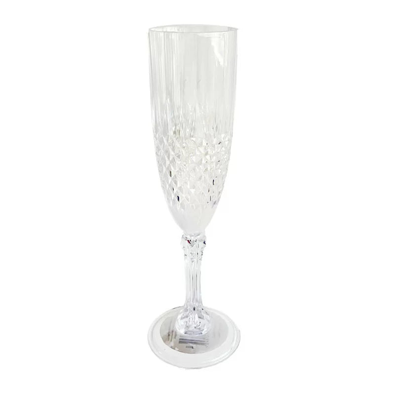 Crystal Look Clear Acrylic Champagne Glass