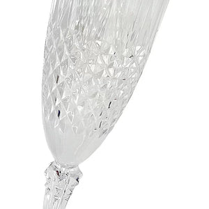 Crystal Look Clear Acrylic Champagne Glass