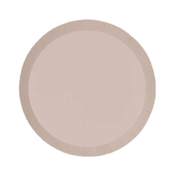 White Sand Paper Snack Plates - 20 - Party Affair