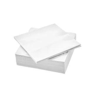 White Cocktail Serviettes Pk 30