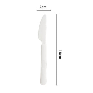 White Reusable Plastic Knife 20pk - Party Affair