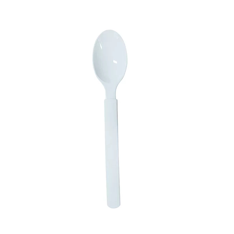 White Reusable Plastic Spoon 20pk - Party Affair