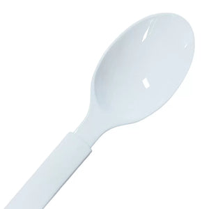 White Reusable Plastic Spoon 20pk - Party Affair
