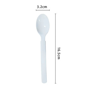 White Reusable Plastic Spoon 20pk - Party Affair