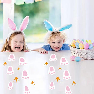 Bunny Footprints Sticker - Party Affair
