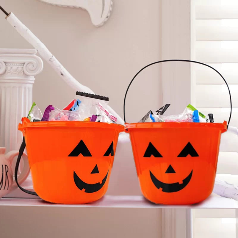 Halloween Trick or Treat Pumpkin Bucket Pail
