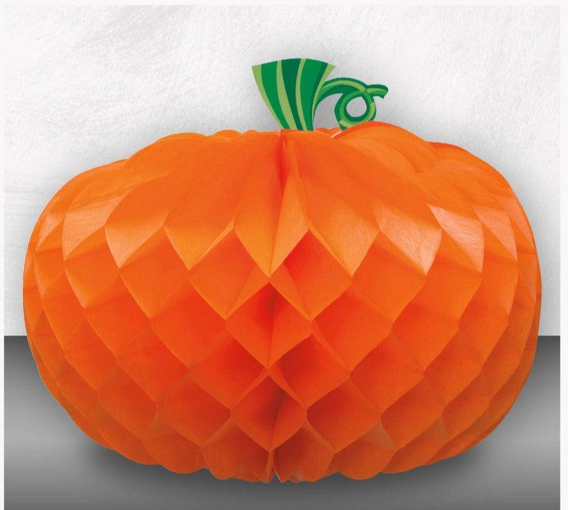 Pumpkin Paper Honeycomb Decoration - Party Affair