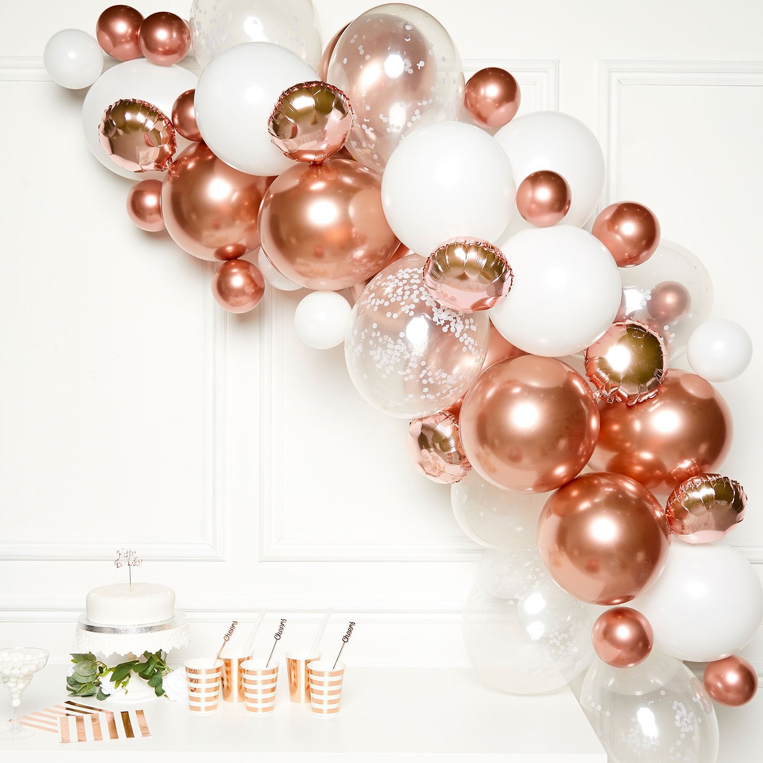 Rose Gold DIY Balloon Garland Kit 