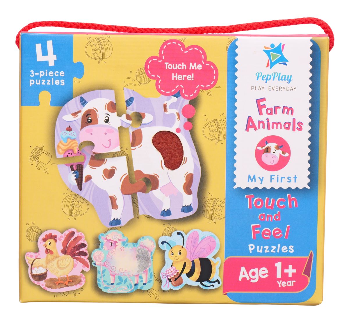 Touch & Feel Puzzle - Farm Animals