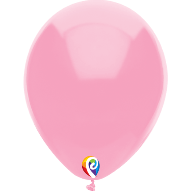 Pastel Pink Latex Balloons - Pack 25 Flat - Party Affair
