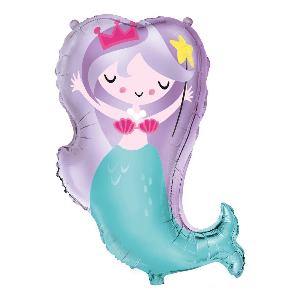 Mermaid Foil Balloon Shape - Party Affair