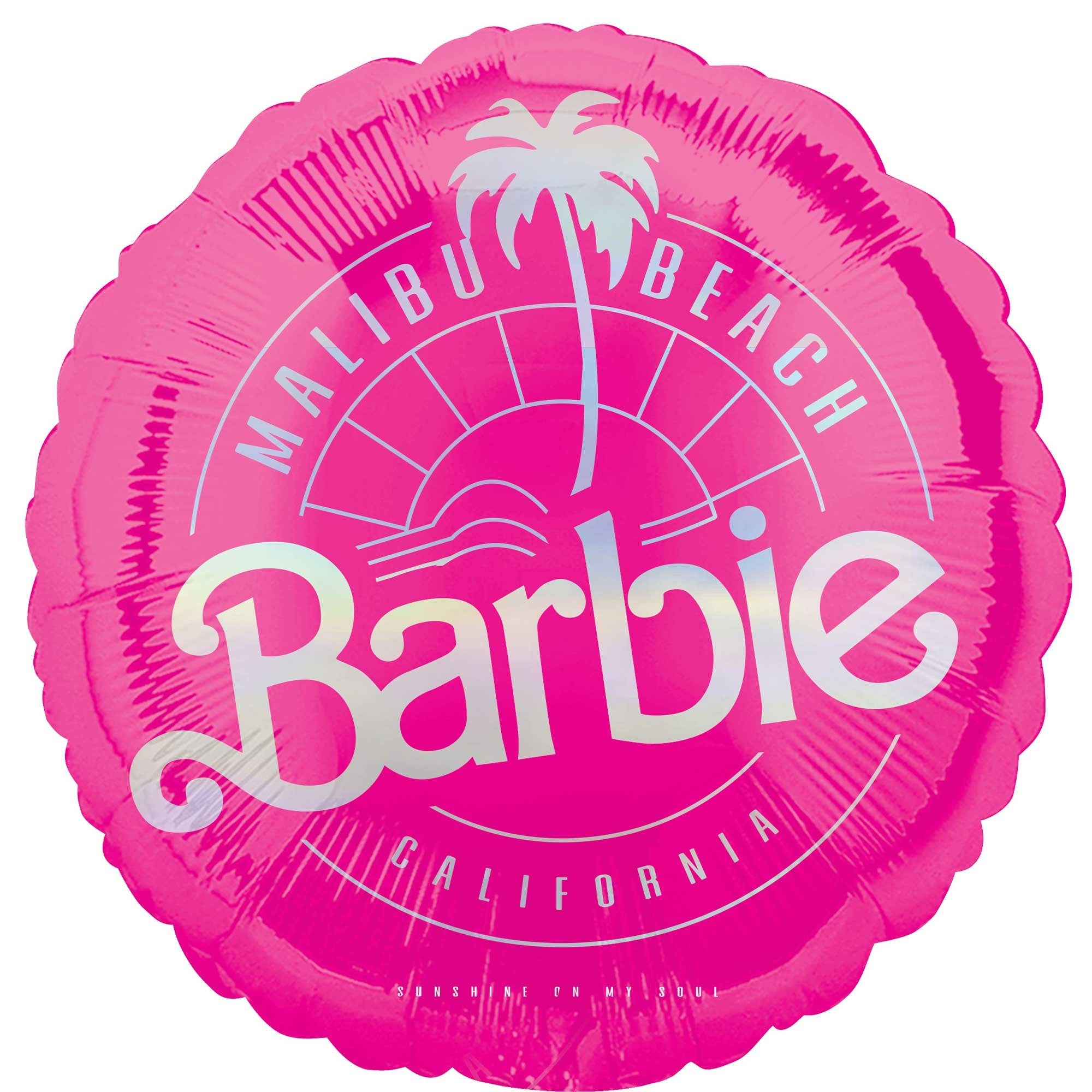Malibu Beach Barbie Foil Balloon