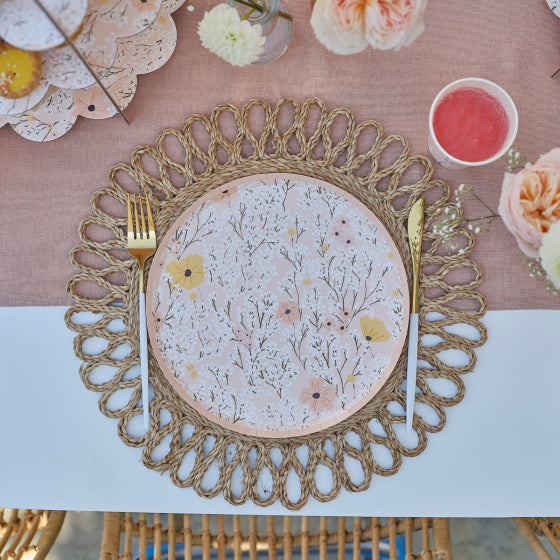 Birthday Bloom Paper Plates - Party Affair