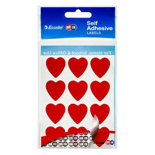 Red Heart Stickers - Party Affair