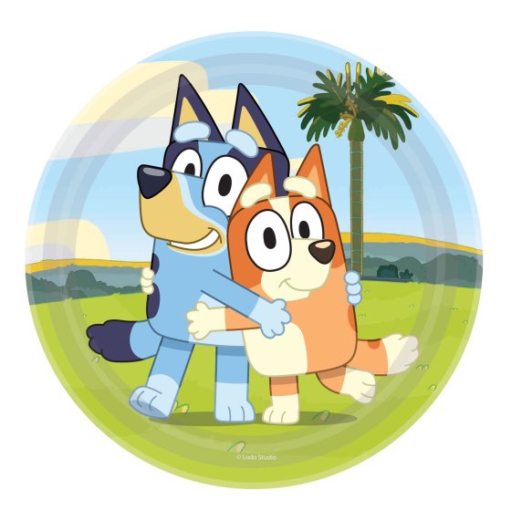 Bluey Paper Dinner Plates