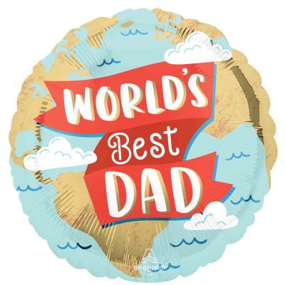 World's Best Dad Foil Balloon