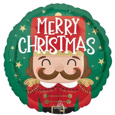 Nutcracker Workshop Christmas 45cm Foil Balloon