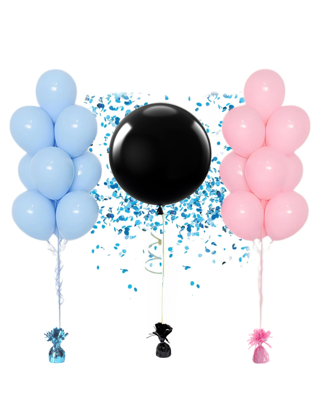 Gender Reveal Celebration Helium Pack
