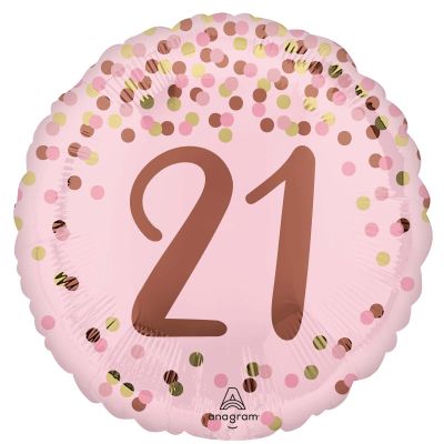 Pretty Pink 21st Foil Balloon