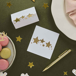 Cosy Christmas Star Place Cards