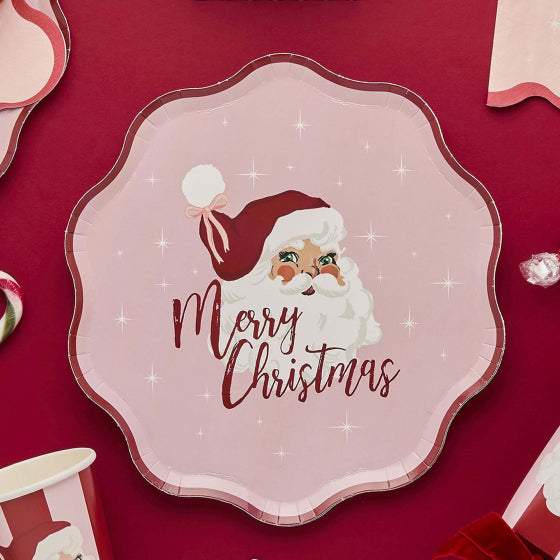 Santa Baby Paper Plates