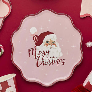 Santa Baby Paper Plates