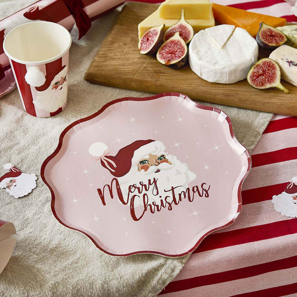 Santa Baby Paper Plates