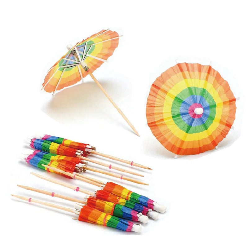 Umbrella Cocktail Picks - Parasols