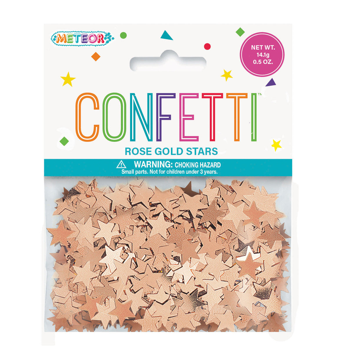 Rose Gold Star Scatter Confetti