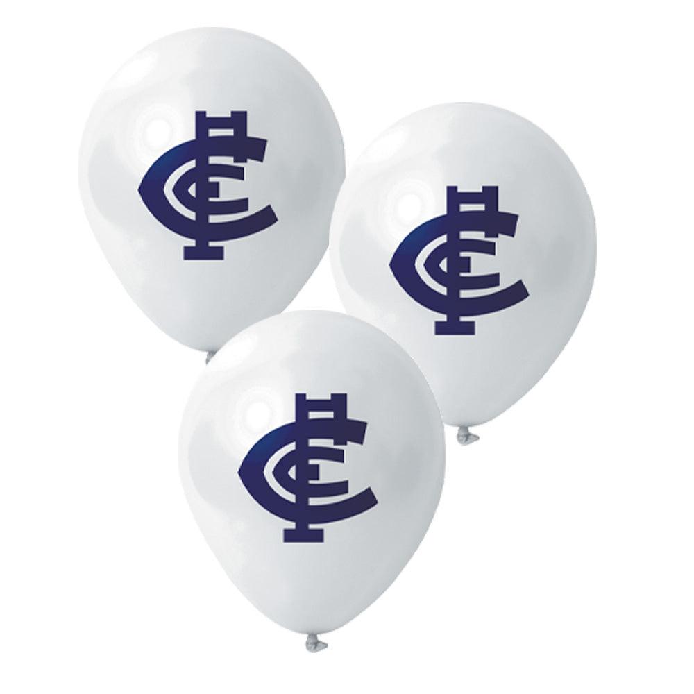 Carlton AFL Logo Printed Latex Helium Balloon - Party Affair