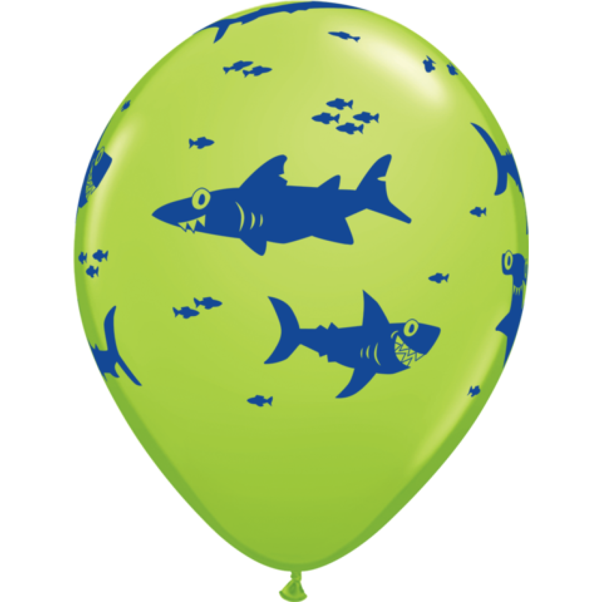 Fun Sharks Print Latex Balloon