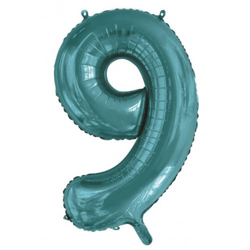 Teal Number 86cm Foil Balloon - Party Affair