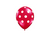 Red Polka Dot Latex Balloon