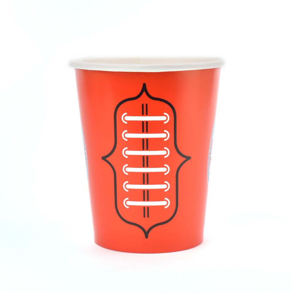 AFL Red Footy Cups - 8