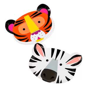 Animal Face Plates Party Animals