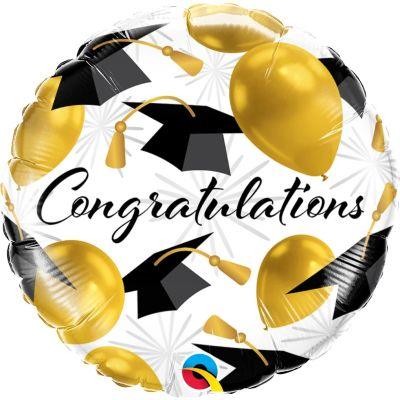 Congratulations Gold Foil Balloon - Party Affair