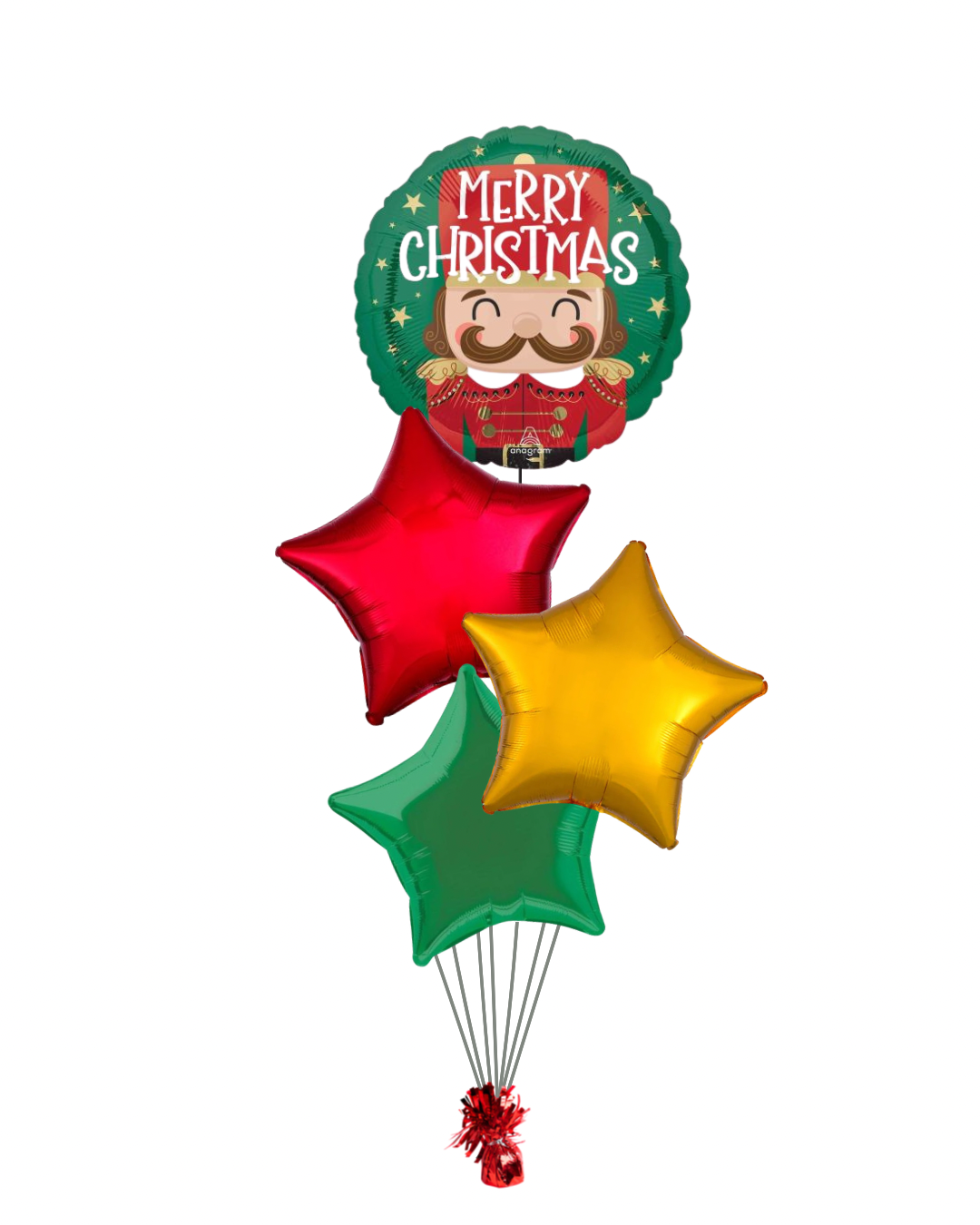 Starlight Nutcracker Helium Balloon Bouquet