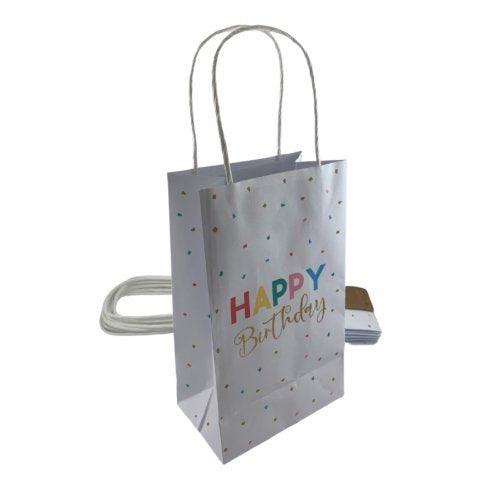 Eco-Friendly Happy Birthday Paper Party Bags - Party Affair
