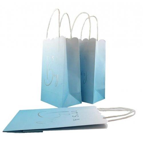 Eco-Friendly It's a Boy Blue Paper Party Bags - Party Affair