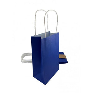 Eco-Friendly Navy-Blue Paper Party Bags 