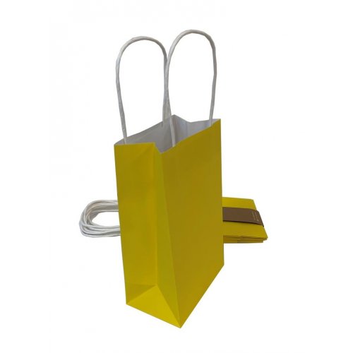 Eco-Friendly Yellow Paper Party Bags